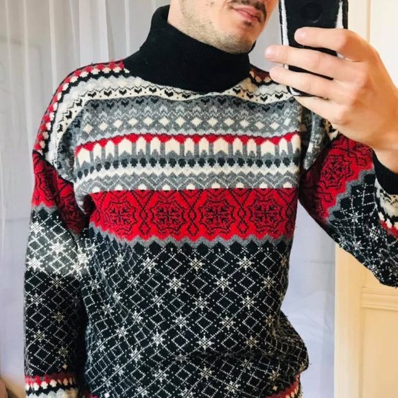 ESPIRIT Fair Isle Lambswool turtleneck - Picture 3 of 3